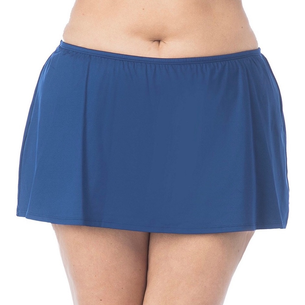 bikini bottom swim skirt featuring front and back